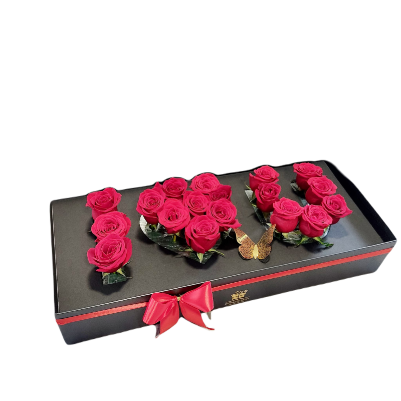 Estuche I LOVE YOU solo Rosas