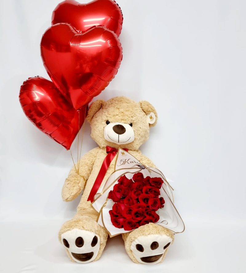 Oso Teddy Rojo