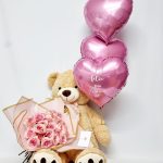 Oso Teddy Rosa